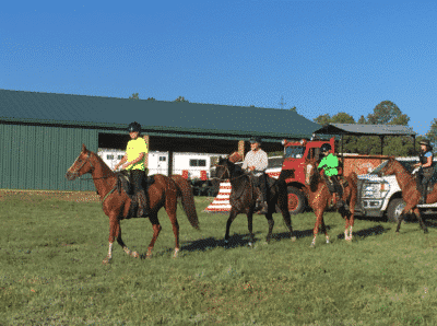 Endurance Riding Controlled Start